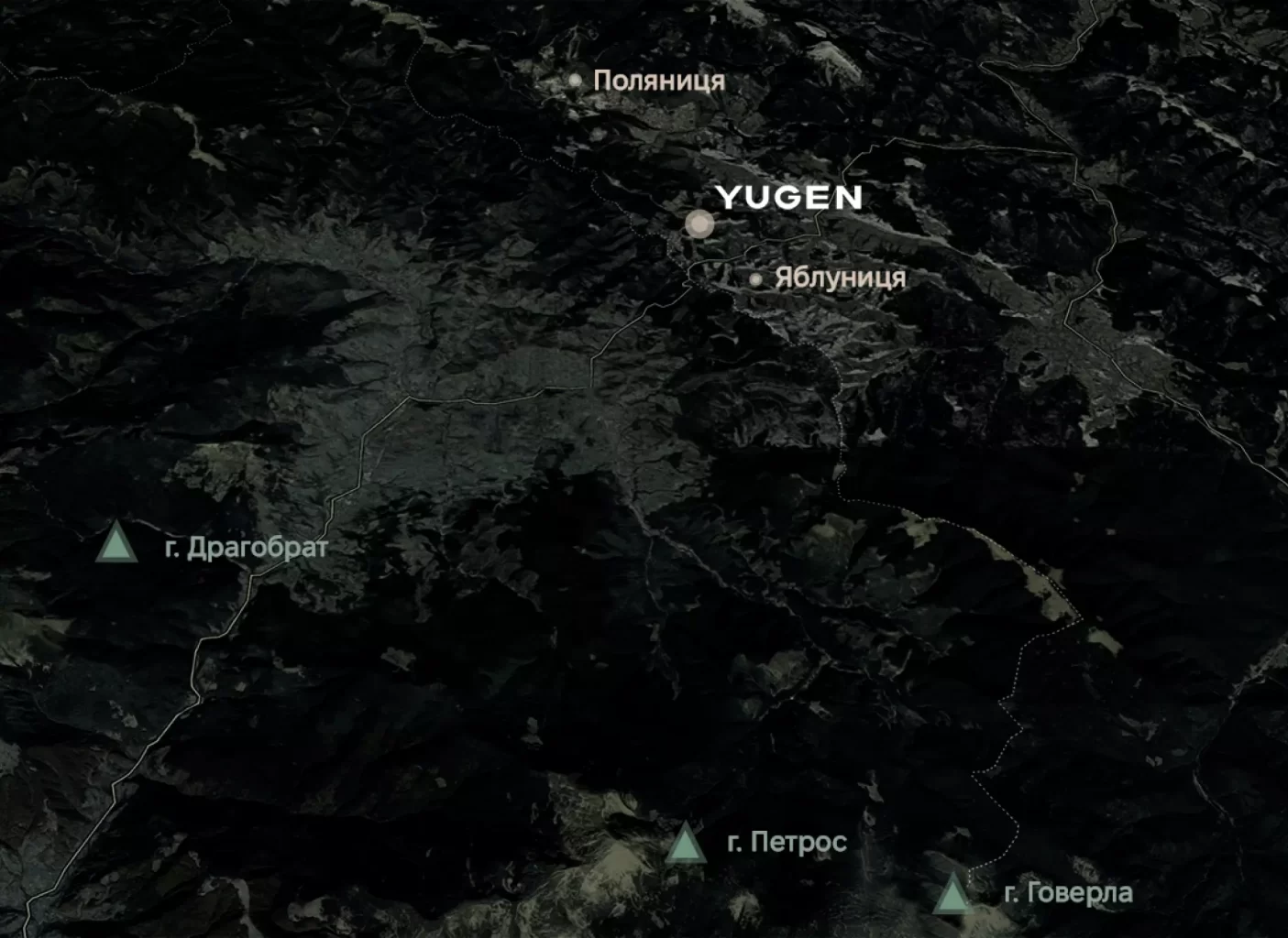 Карта розміщення Yugen, місцезнаходження Yugen, місцезнаходження юген, де знаходиться юген